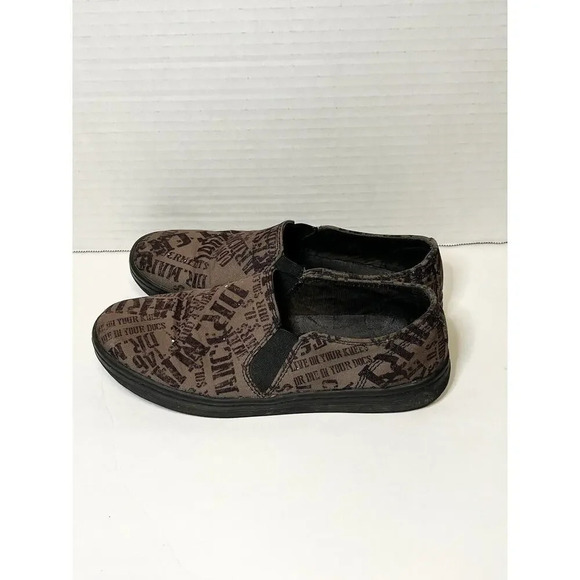 Dr. Martens Docs Finchley Canvas Slip On Logo Shoes Sneakers Women’s Size 6 - Picture 3 of 9